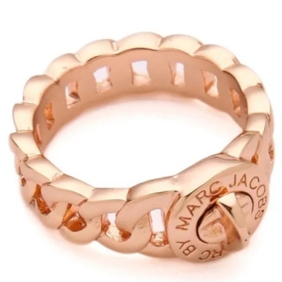 MARC by MARC JACOBS - NWT Turnlock Rose Gold Fashion Sz M/L (7-8) - Picture 3 of 7